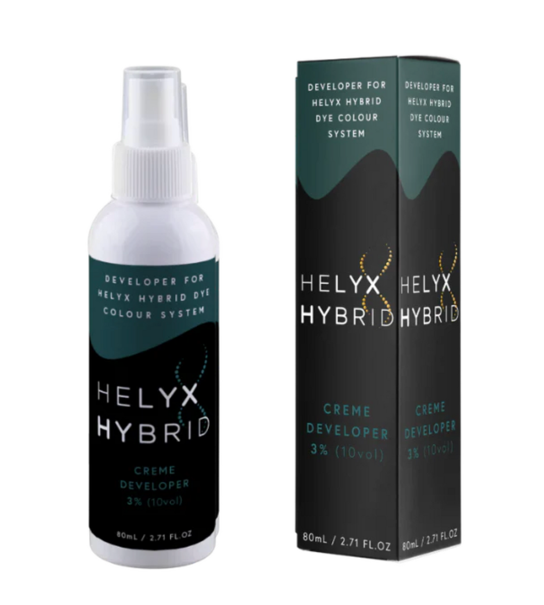 Elleebana Helyx Hybrid Cream Developer 80ml 3% | Professional Brow Dye Activator | 10 Vol Oxidant