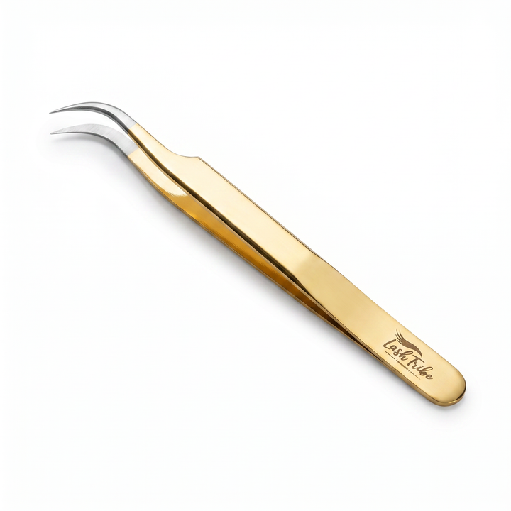 Classic Silver Foot Tweezer | Classic Eyelash Extension Tweezer | Lash Tribe Australia