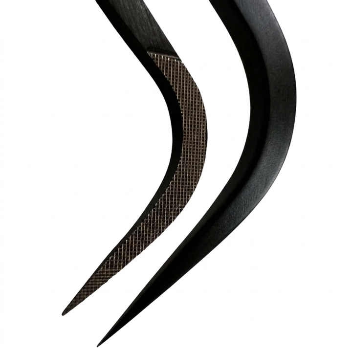 Black Beauty 1 | Nano Fibre Tip Volume Tweezer | Russian Volume Eyelash Extension Tweezer | Lash Tribe