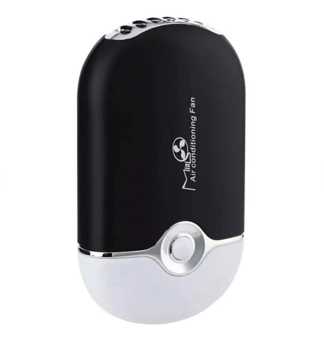 Mini Lash Fan | Bladeless USB Fan for Eyelash Extensions | Black