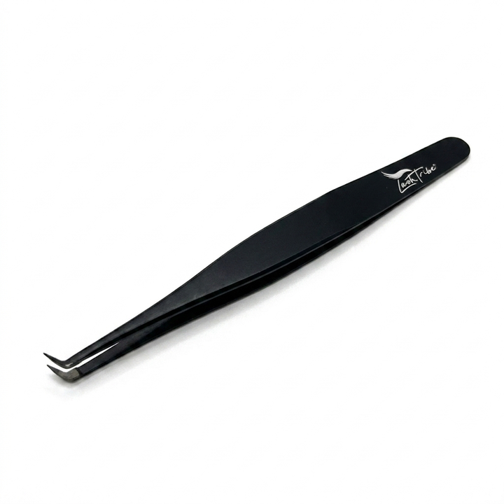 Black Beauty 2 | Nano Fibre Tip Volume Tweezer | Russian Volume Eyelash Extension Tweezer | Lash Tribe