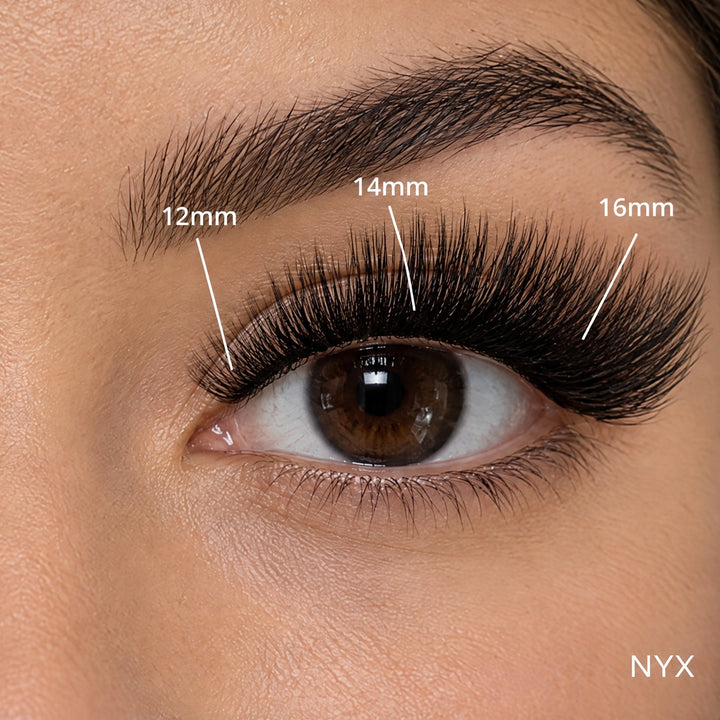 NYX full dark volume Lash Link lashes, Long kit mapped 12mm, 14mm, 16mm