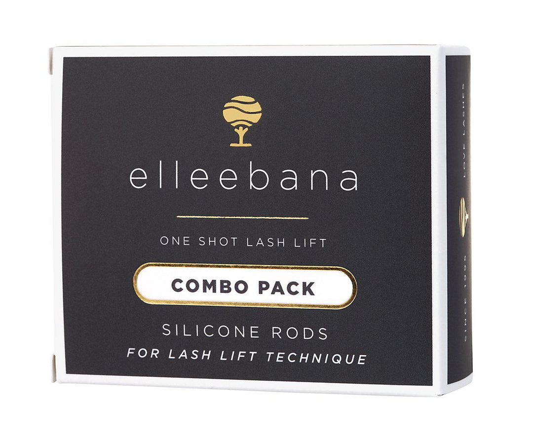 Elleebana Silicone Rods and Elleebana One Shot Lash Lift combo pack.