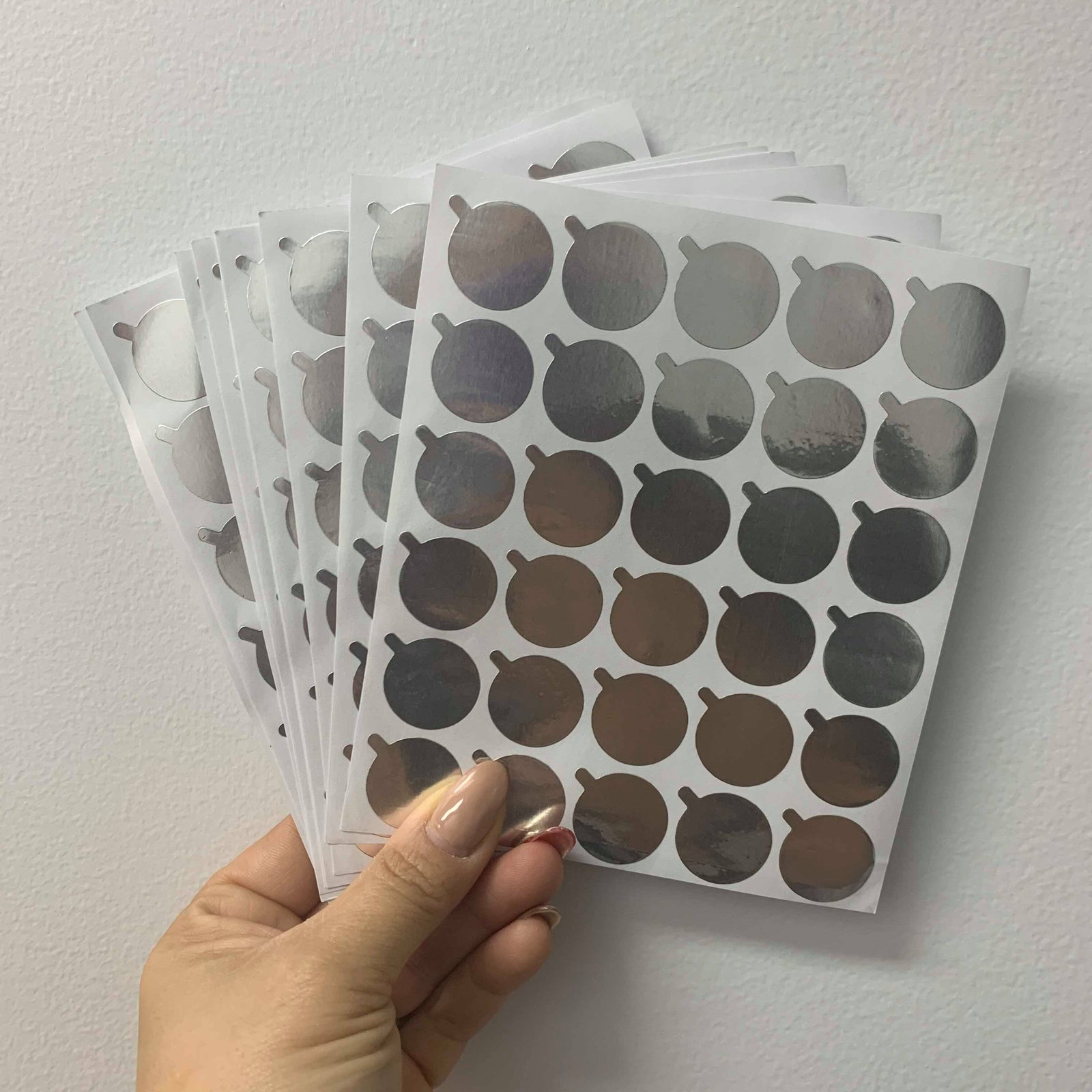 Aluminum Foil Glue Stickers-glue stickers-Lash Tribe