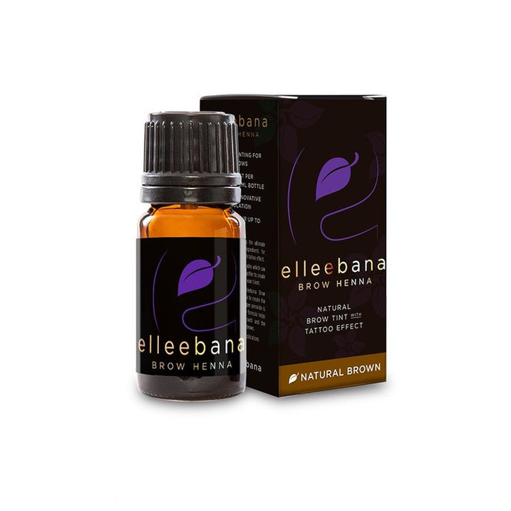 Professional Elleebana Brow Henna - 10ml for eyebrow tinting.